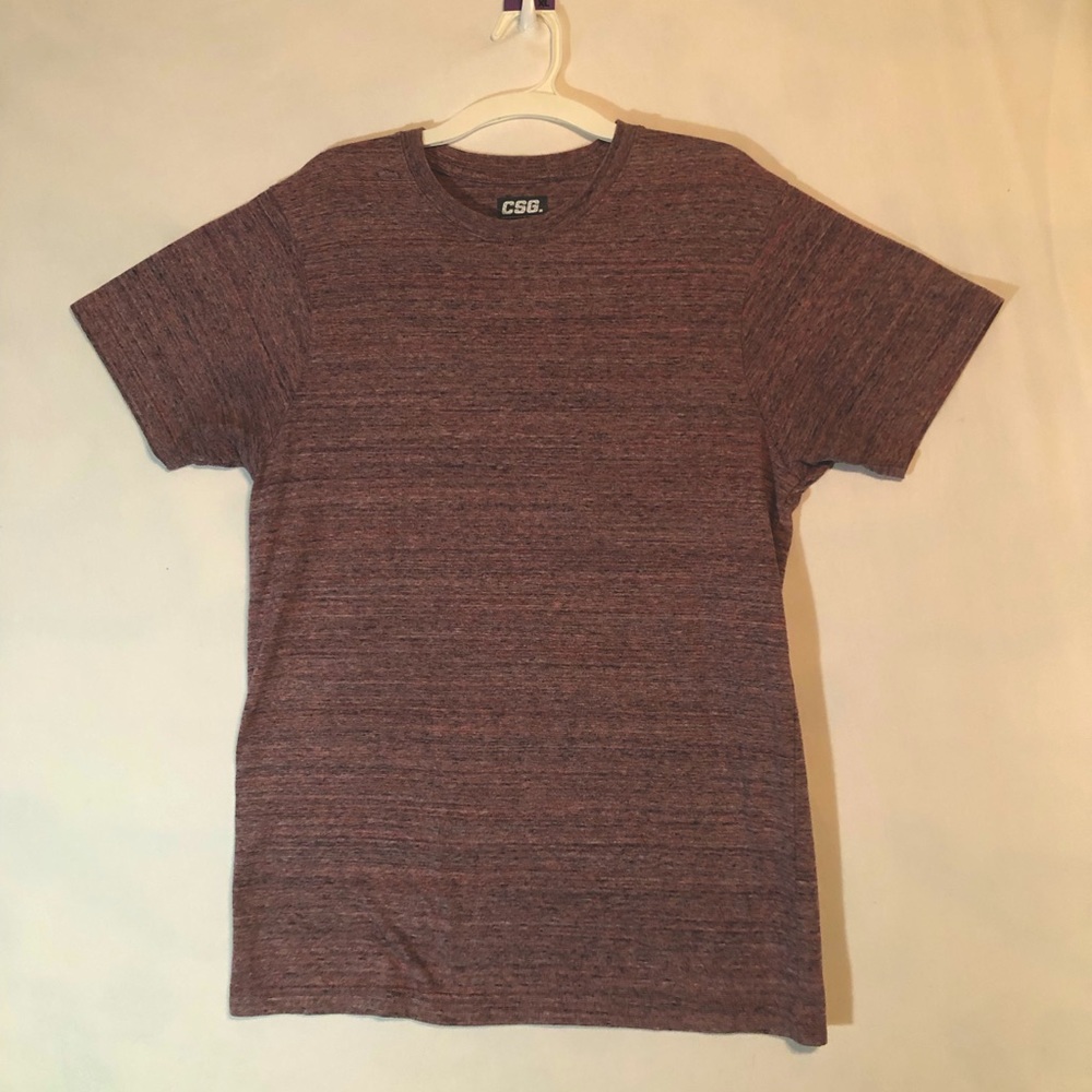 🟢 3/$25 CSG Heather Maroon T-Shirt Mens S